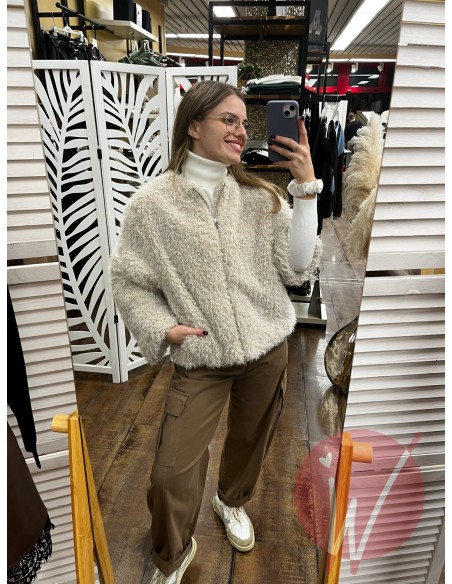 Ecopelliccia Mongolia Panna