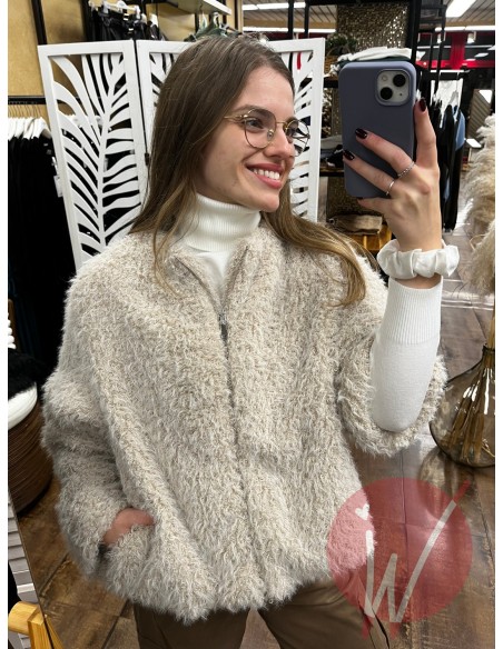 Ecopelliccia Mongolia Panna