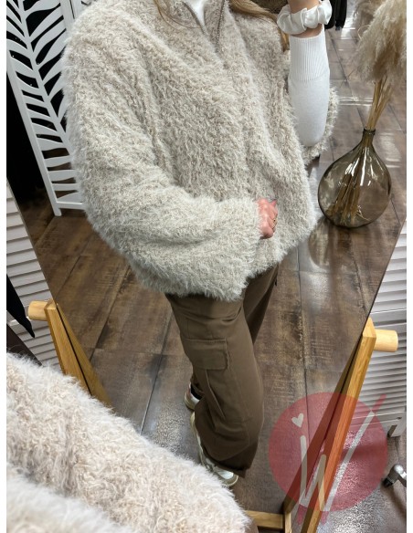 Ecopelliccia Mongolia Panna