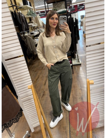 Pantalone Cargo Liverpool Verde Militare