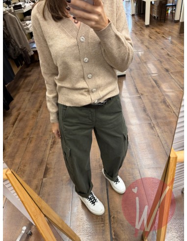 Pantalone Cargo Liverpool Verde Militare Pantalone Cargo Liverpool Verde Militare