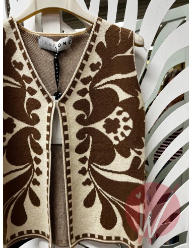 Gilet Etnico Cile Cammello- HAVE ONE