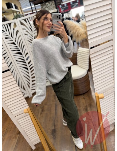 Maglia Cookie Grigio Perla