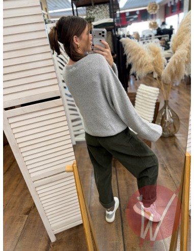 Maglia Cookie Grigio Perla