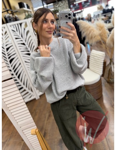 Maglia Cookie Grigio Perla