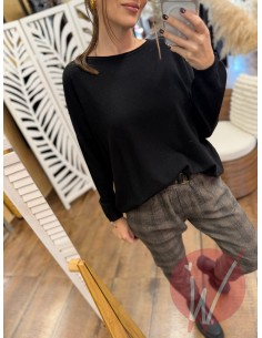 Maglia Over Sandy Nero 2