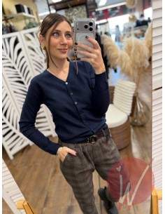 Cardigan Slim Mary Blu