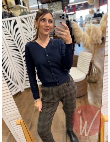 Cardigan Slim Mary Blu