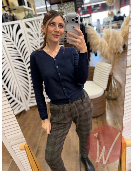 Cardigan Slim Mary Blu