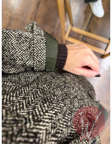 Blazer Over Spinato Verde Militare