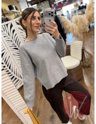 Maglia Camille Grigio Melange