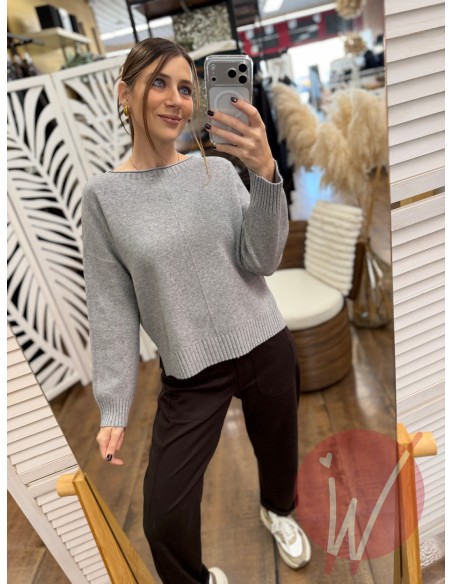 Maglia Camille Grigio Melange