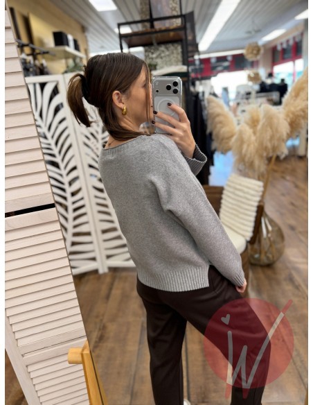 Maglia Camille Grigio Melange