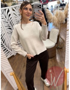 Maglia Camille Beige Melange