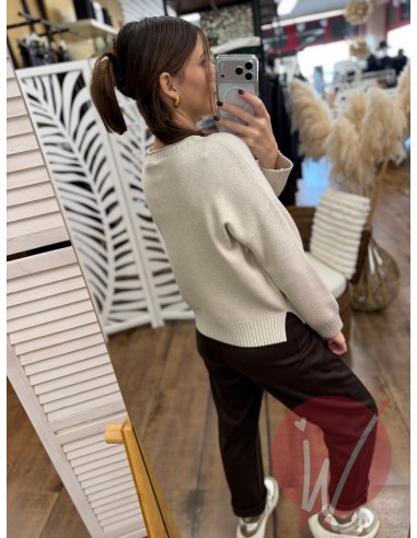 Maglia Camille Beige Melange