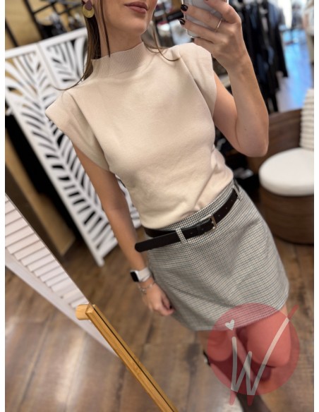 Top Lupetto Hope Beige