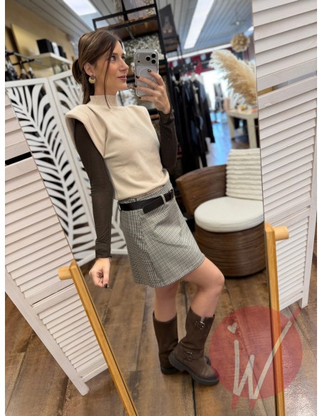 Top Lupetto Hope Beige