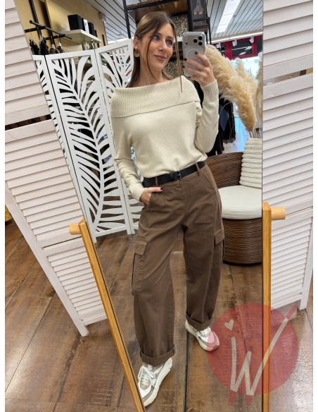 Pantalone Cargo Liverpool Cacao