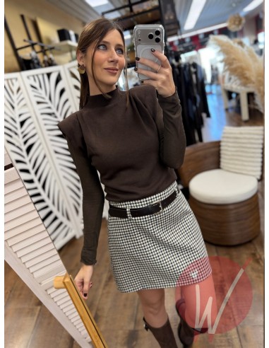 Top Lupetto Hope Moro