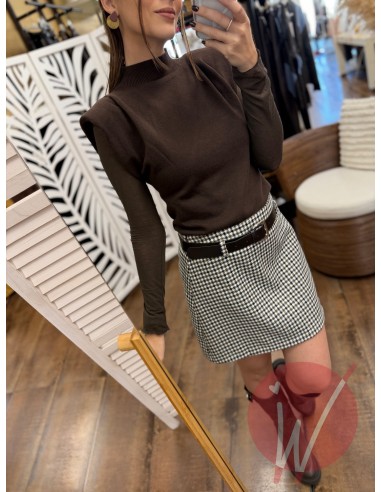 Top Lupetto Hope Moro