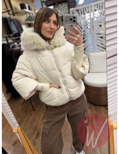 Piumino Corto Zurigo Panna