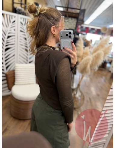 Top Lupetto Hope Moro