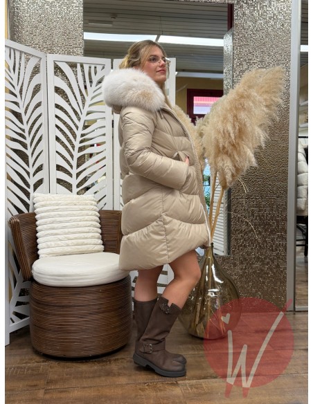 Piumino Courmayeur Beige - FLO&CLO