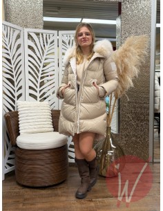 Piumino Courmayeur Beige -...