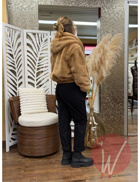 Ecopelliccia Corta Aura Cammello - HAVE ONE