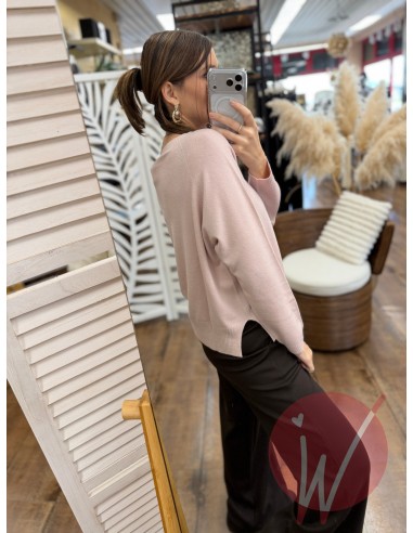 Maglia May Rosa Cipria