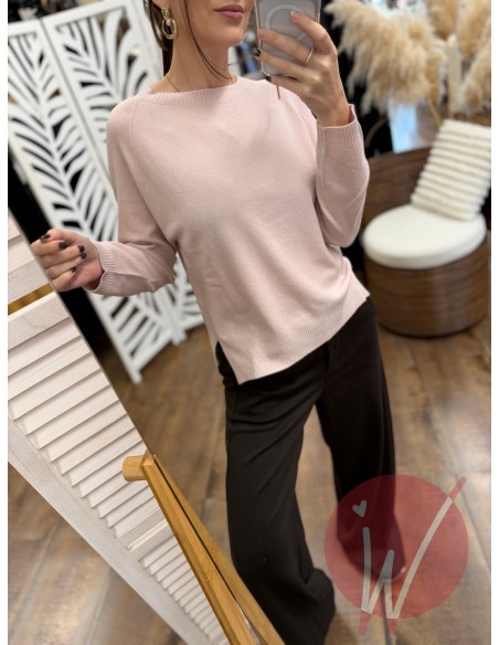 Maglia May Rosa Cipria