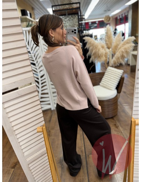 Maglia May Rosa Cipria