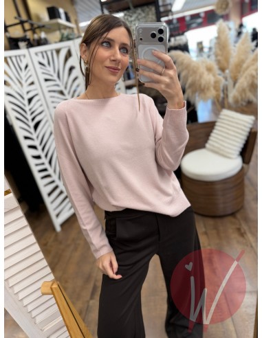 Maglia May Rosa Cipria