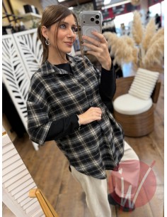 Camicia Check Nero/Moro 2