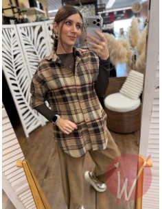 Camicia Check Moro/Bordeaux