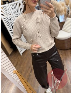 Maglia Fiocchi Coco Beige... 2