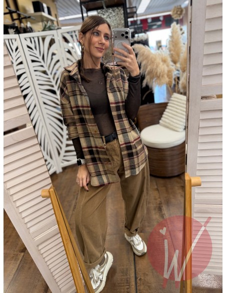 Pantalone Boston Velluto Cammello