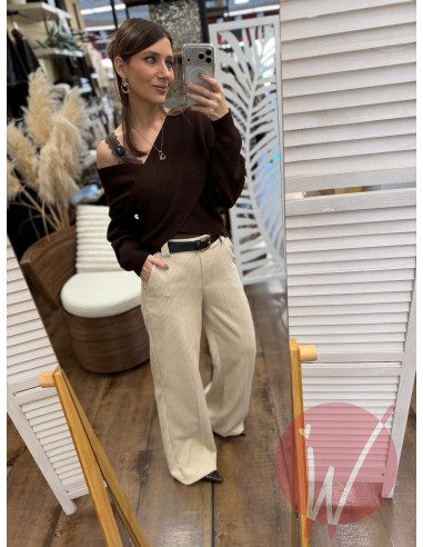 Pantalone Palazzo Toledo Burro