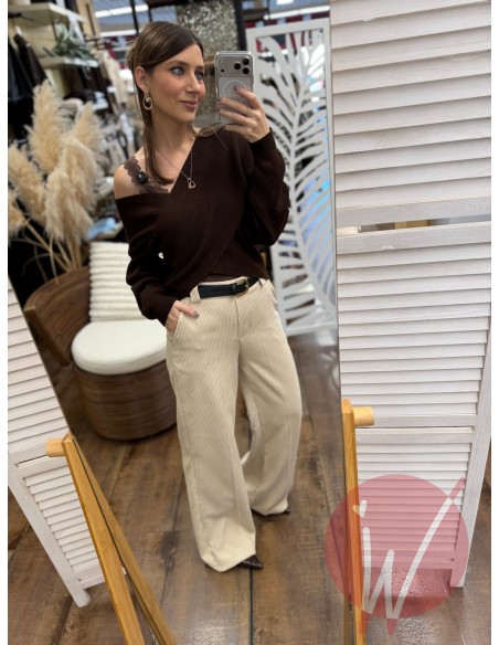 Pantalone Palazzo Toledo Burro