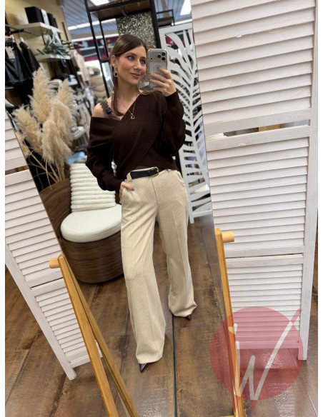 Pantalone Palazzo Toledo Burro