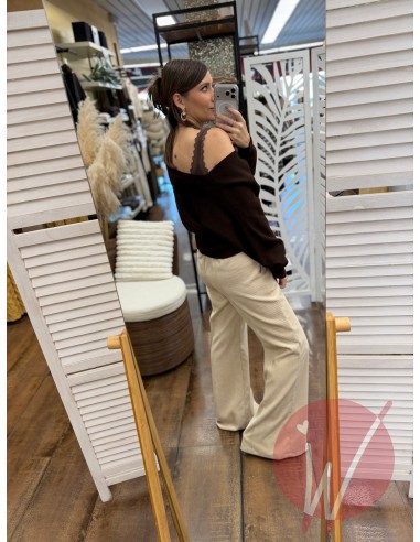 Pantalone Palazzo Toledo Burro