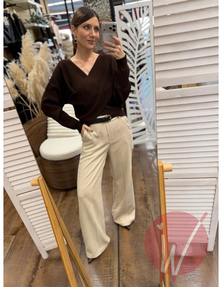 Pantalone Palazzo Toledo Burro