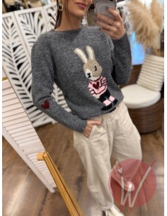 Pull Bunny Grigio 2