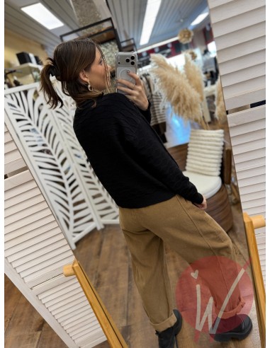 Lupetto Onde Hannah Nero