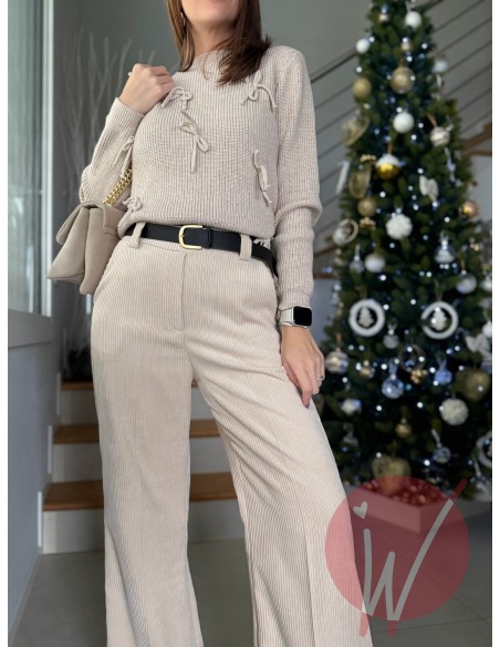 Pantalone Palazzo Toledo Burro