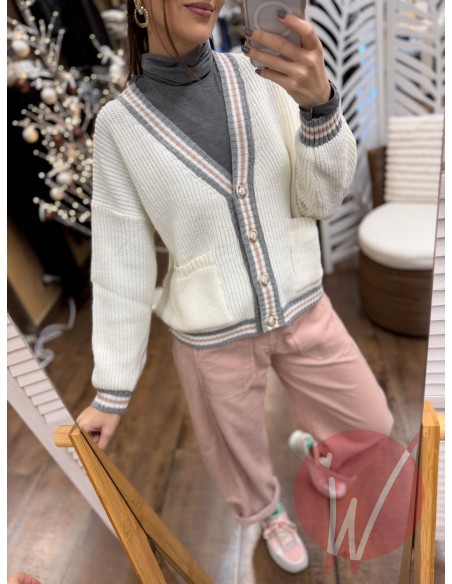 Cardigan Corto Nicole Panna