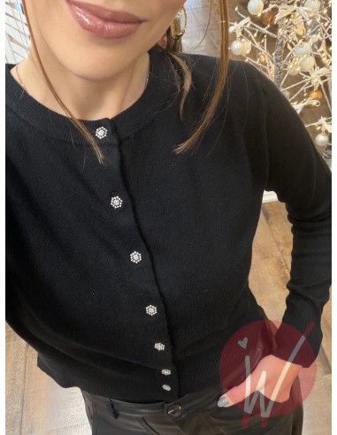Cardigan Coreana Joy Nero