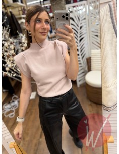 Top Lupetto Hope Rosa Cipria