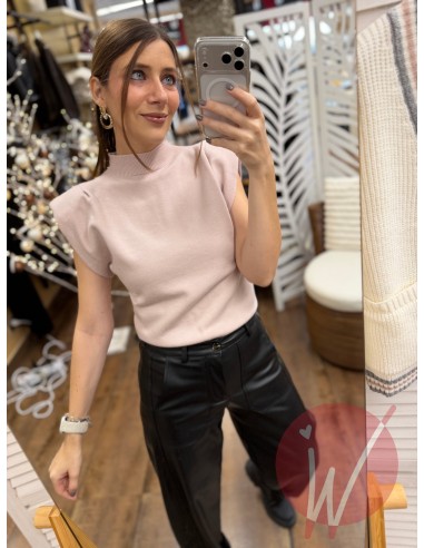 Top Lupetto Hope Rosa Cipria