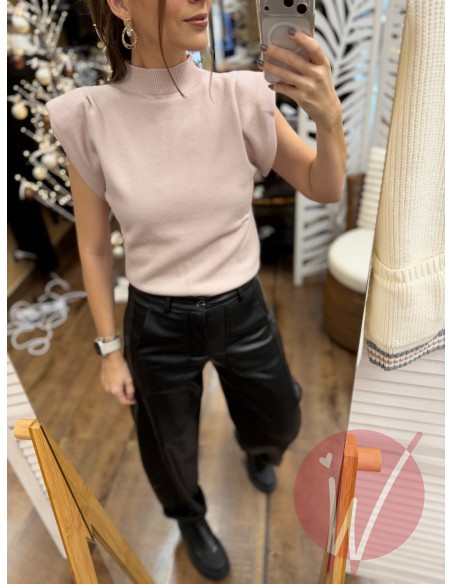 Top Lupetto Hope Rosa Cipria